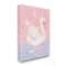 Stupell Industries Princess Swan Lake Girl's Nursery Animal Illustration Canvas Wall Art